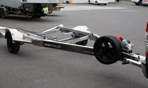 GFAB Alloy Small Boat Trailer - Front View