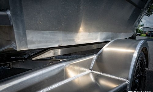 GFAB Alloy Small Boat Trailer - Plastic Bunks