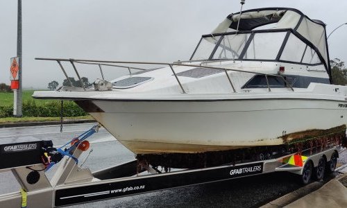 Renken on GFAB Alloy Transport Trailer